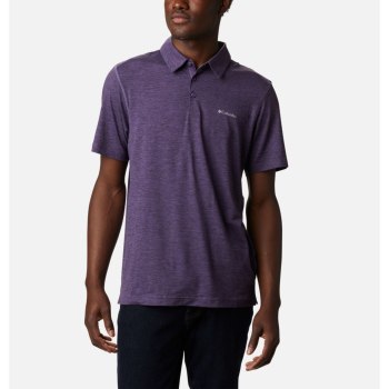 Columbia Muške Polo Majice - Tech Trail Ljubičaste | QLUG-65289